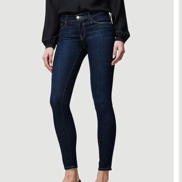 Frame Denim Denim - Frame Le Skinny de Jeanne Queens Way Blue Jeans 27